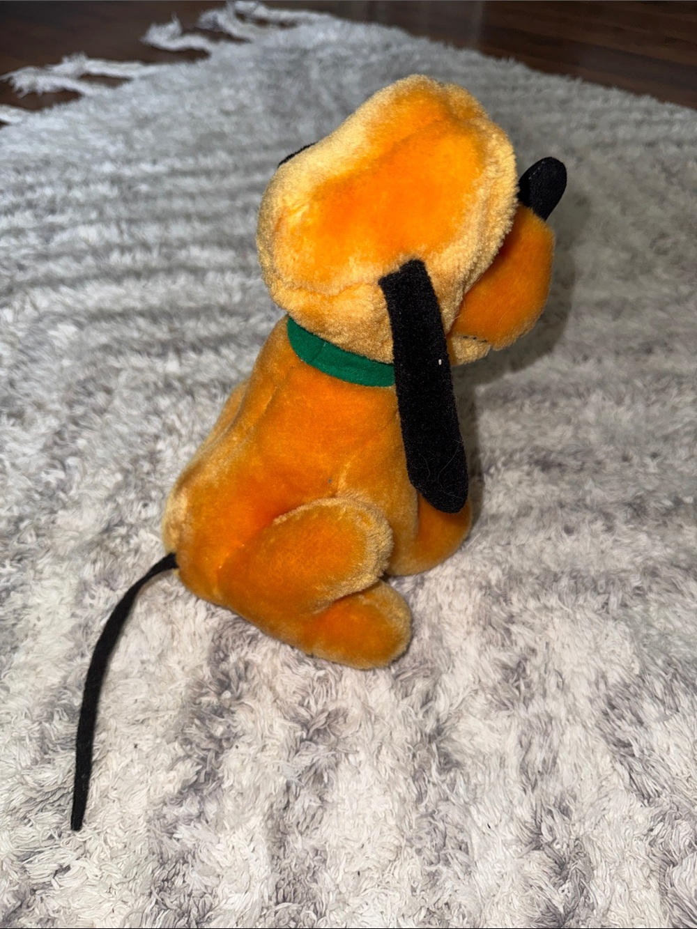 Vintage Disney Pluto Dog Plush Orange-Soft Pet Plush Plush 9” Tokyo Disneyland - Picture 4 of 7